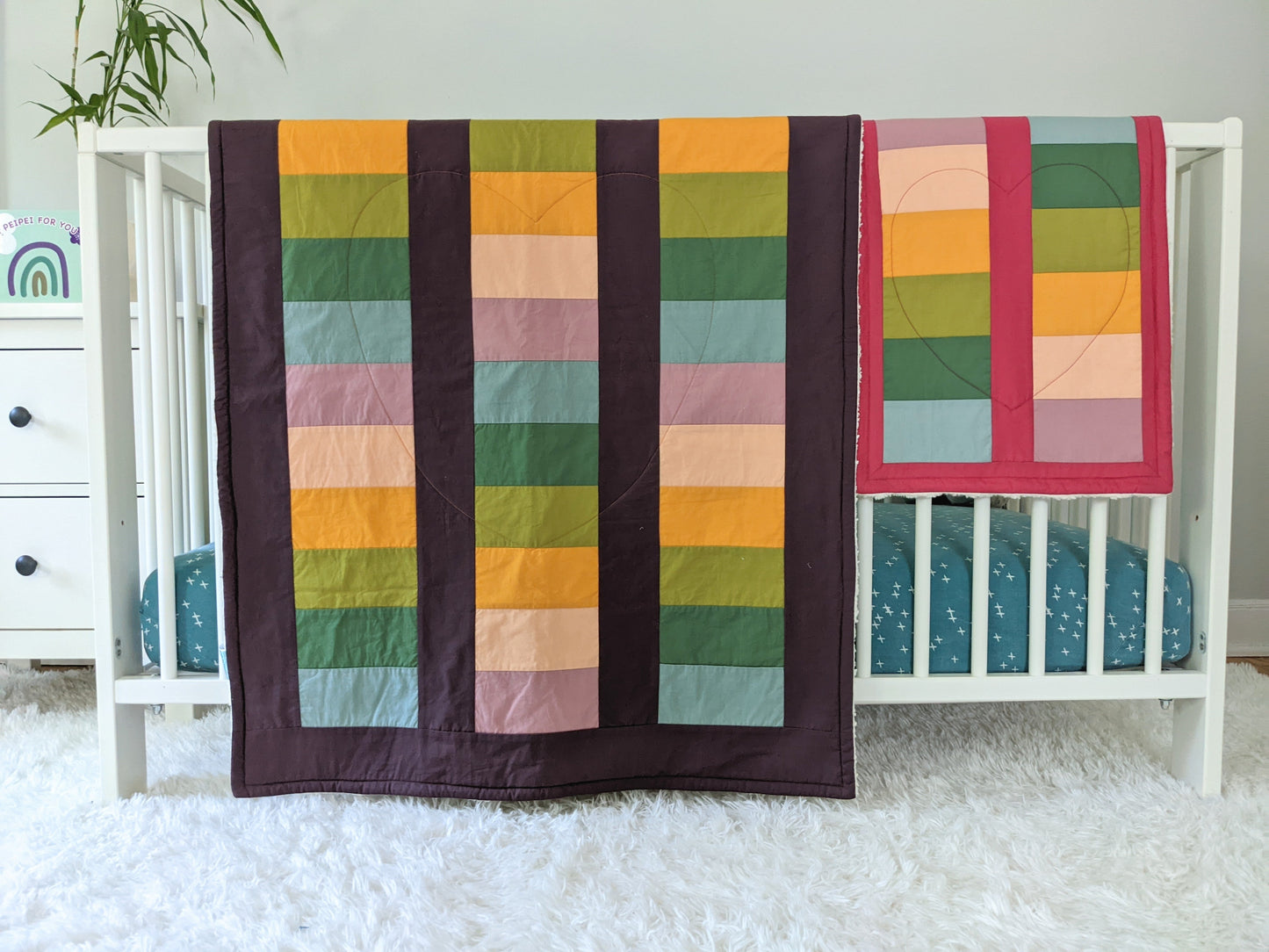 Boho Rainbow with Berry, Lovey